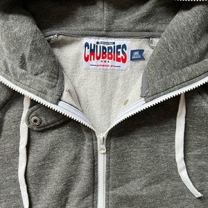 Rare Chubbies Onesie “Chubbsie”. Fleece, grey used once!